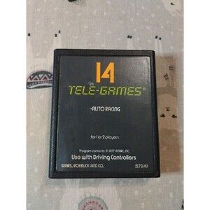 Race (Indy 500) for Atari 2600 - Tested & Works - Vintage 1978 - Sears Variant